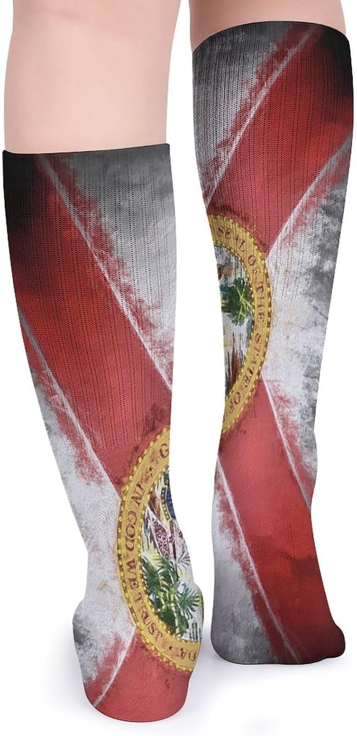 Zakqeik Brazilian Flag Pack of 5 Womens Socks Winter Warm Hiking Socks Funny Calf Athletic Socks