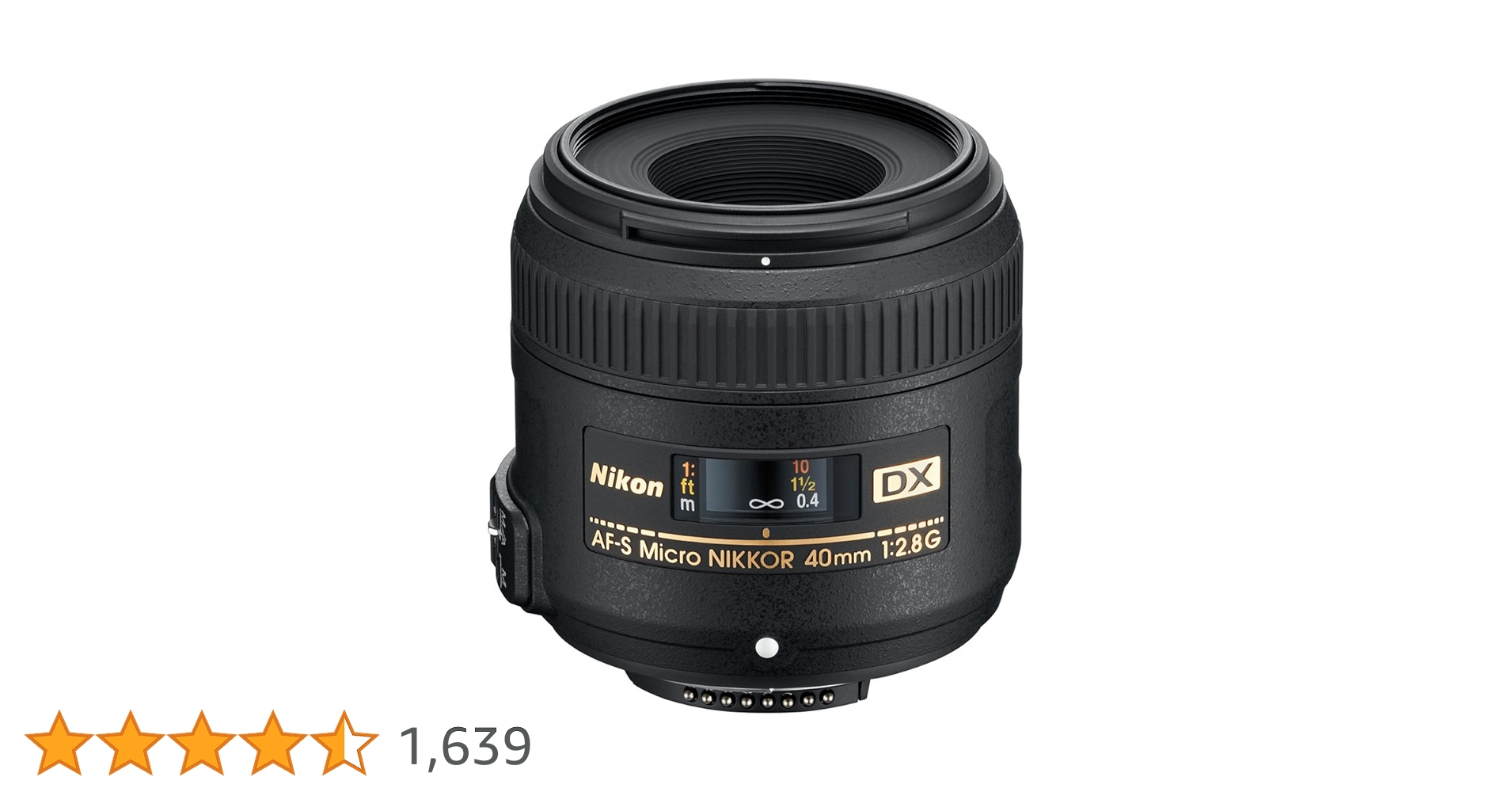 Amazon.co.jp: Nikon AF-S DX Micro 40mm f/2.8G : 家電＆カメラ