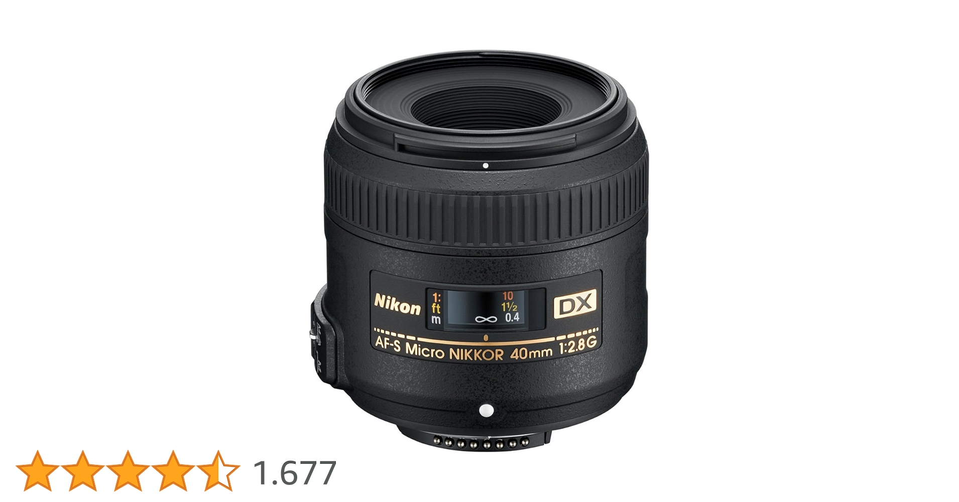 Nikon AF-S DX Micro-Nikkor 40mm 1:2,8G Objektiv: Amazon.de