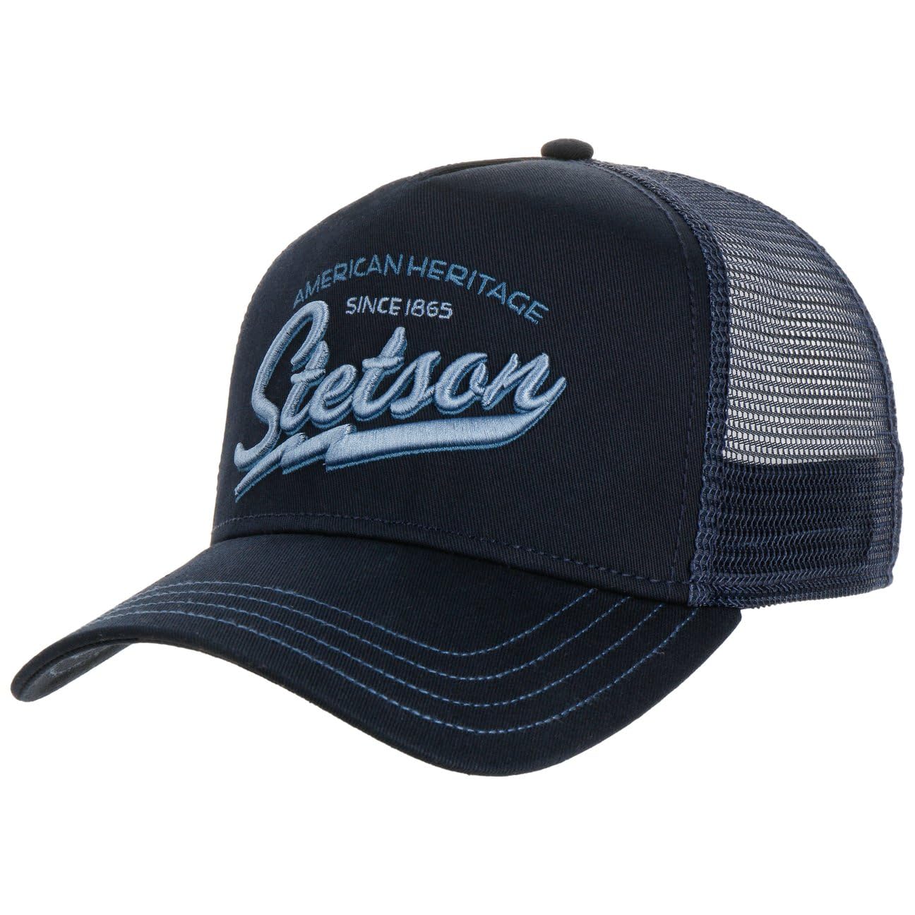 Stetson Since 1865 Trucker Cap Snapback Stoffcap Herren Sommer Winter