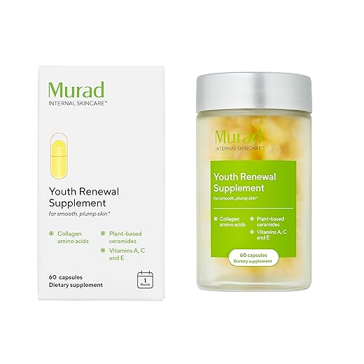Murad Youth Renewal Supplement for Smooth, Plump Skin – Anti-Aging Beauty Supplement - Collagen and Ceramides Reduce Wrinkles and Fine Lines from Within