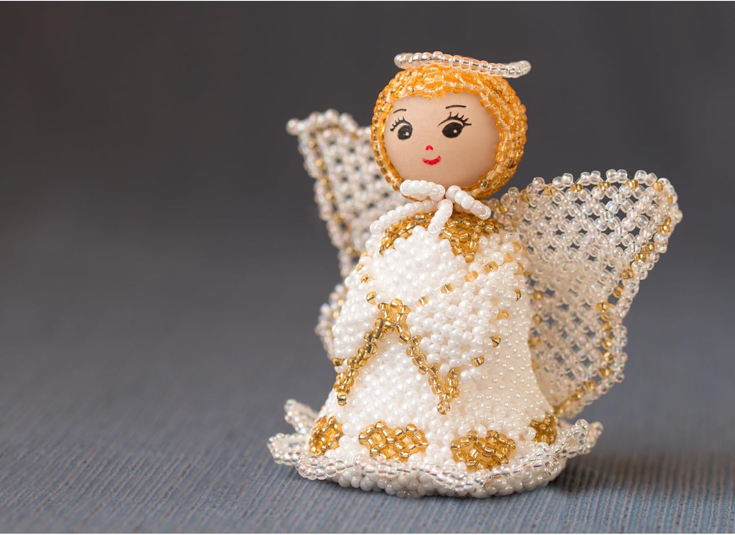 Peg Dolls Unfinished 2 inch Angel Pack of 30 Wooden Peg People for Kids Crafts Chess Pieces Cake Toppers, Natural