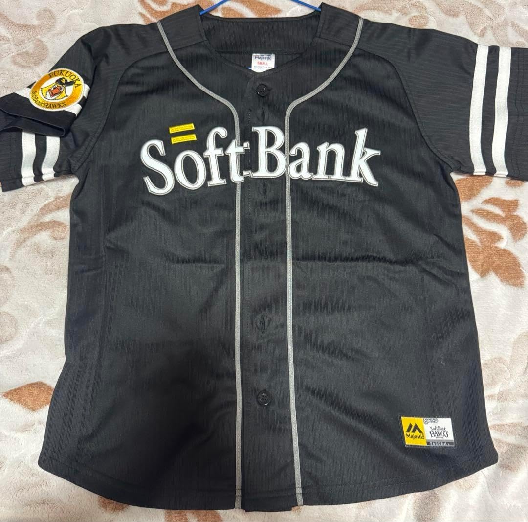SoftBank Hawks ユニフォーム 黒 ソフトバンクホークス ビジター 新品