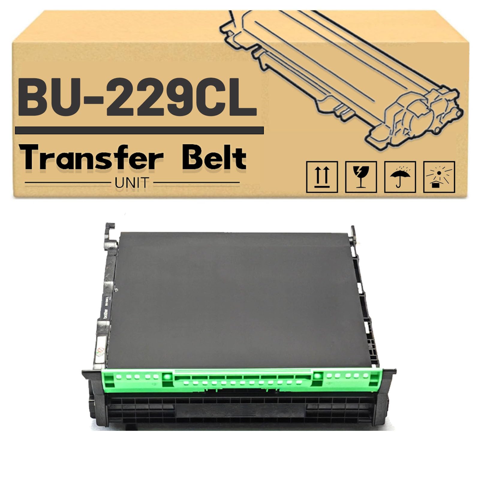 BU-229CL BU229CL Hochleistungs-Transferbandeinheit kompatibel für Brother DCP-L3528CDW DCP-L3568CDW HL-L3228CDW HL-L3288CDW MFC-L3768CDW Drucker Black-1 Pack