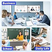 Vista 6 de TOTiyea Paquete de 100 peines de encuadernación de 19 anillos, varios tamaños, 3/8 pulgadas, 1/2 pulgada, 5/8 pulgadas, 3/4 pulgadas, 1 pulgada