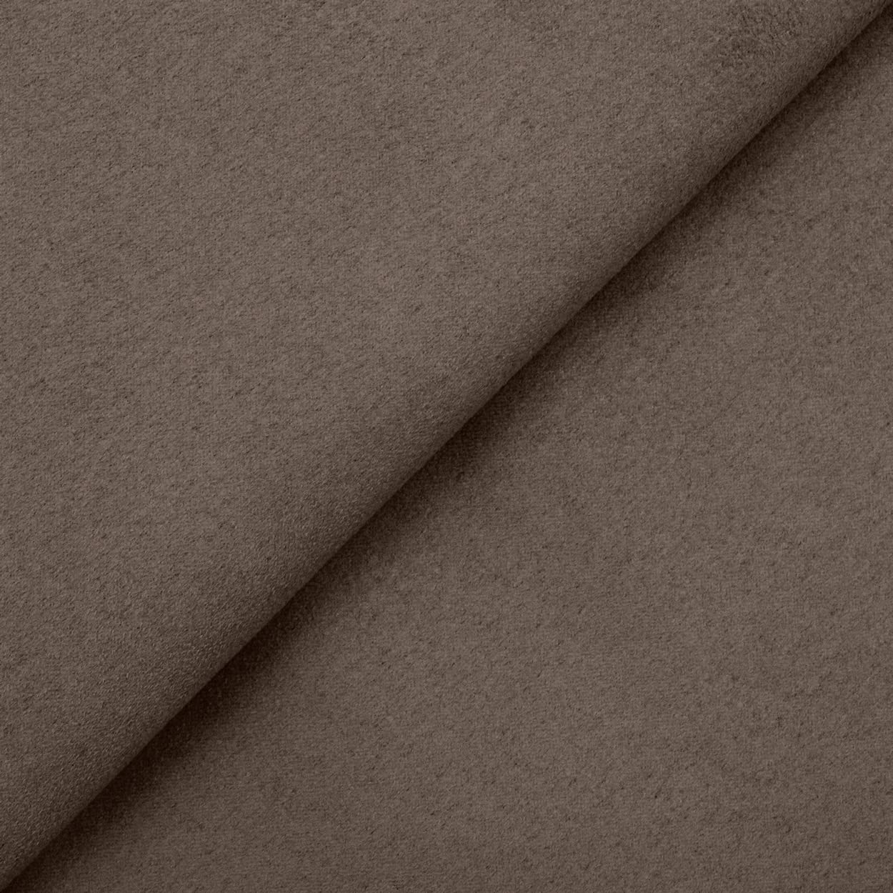 DESHOME Teknofibra 5 mètres - Tissu au mètre d'ameublement Microfibre suède Anti tache Hydrofuge pour canapés, coussins, accessoires Gris marron