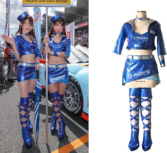 Amazon Co Jp コスプレ衣装 パシフィックフェアリーズ レースクイーン 帽子付き フルセット ホビー