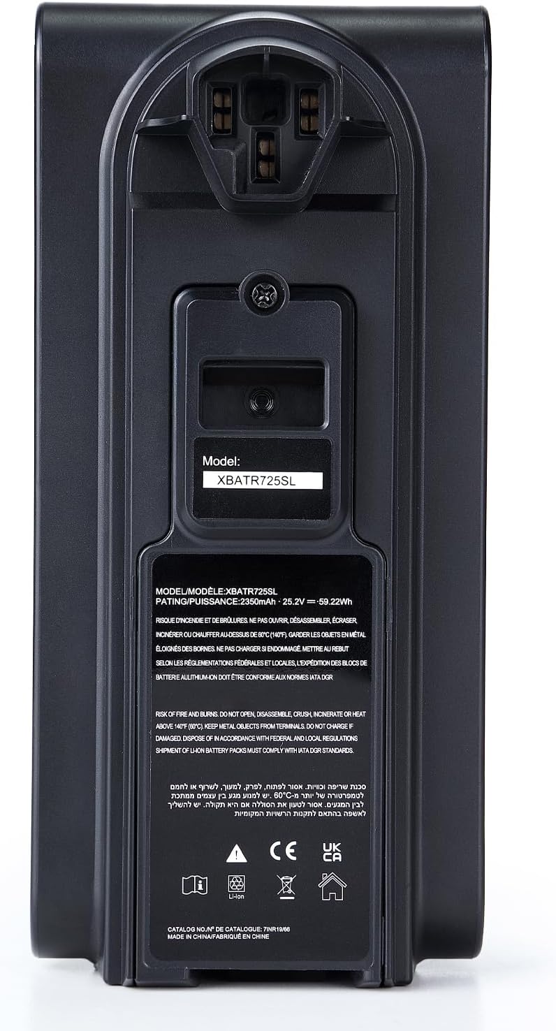 Batterie de rechange Shark XBATR725SL compatible avec IZ840H, IZ862H