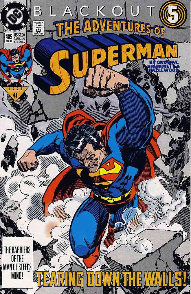 Amazon.com: Adventures of Superman #485 DC | Comic Book Jerry