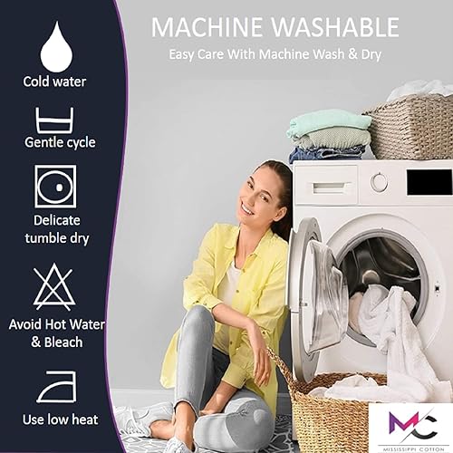 Miniatura 6 de Juego de 4 fundas de almohada de 1000 hilos tamaño King, 100 % algodón egipcio, fundas de almohada de algodón de fibra larga para dormir, suave y