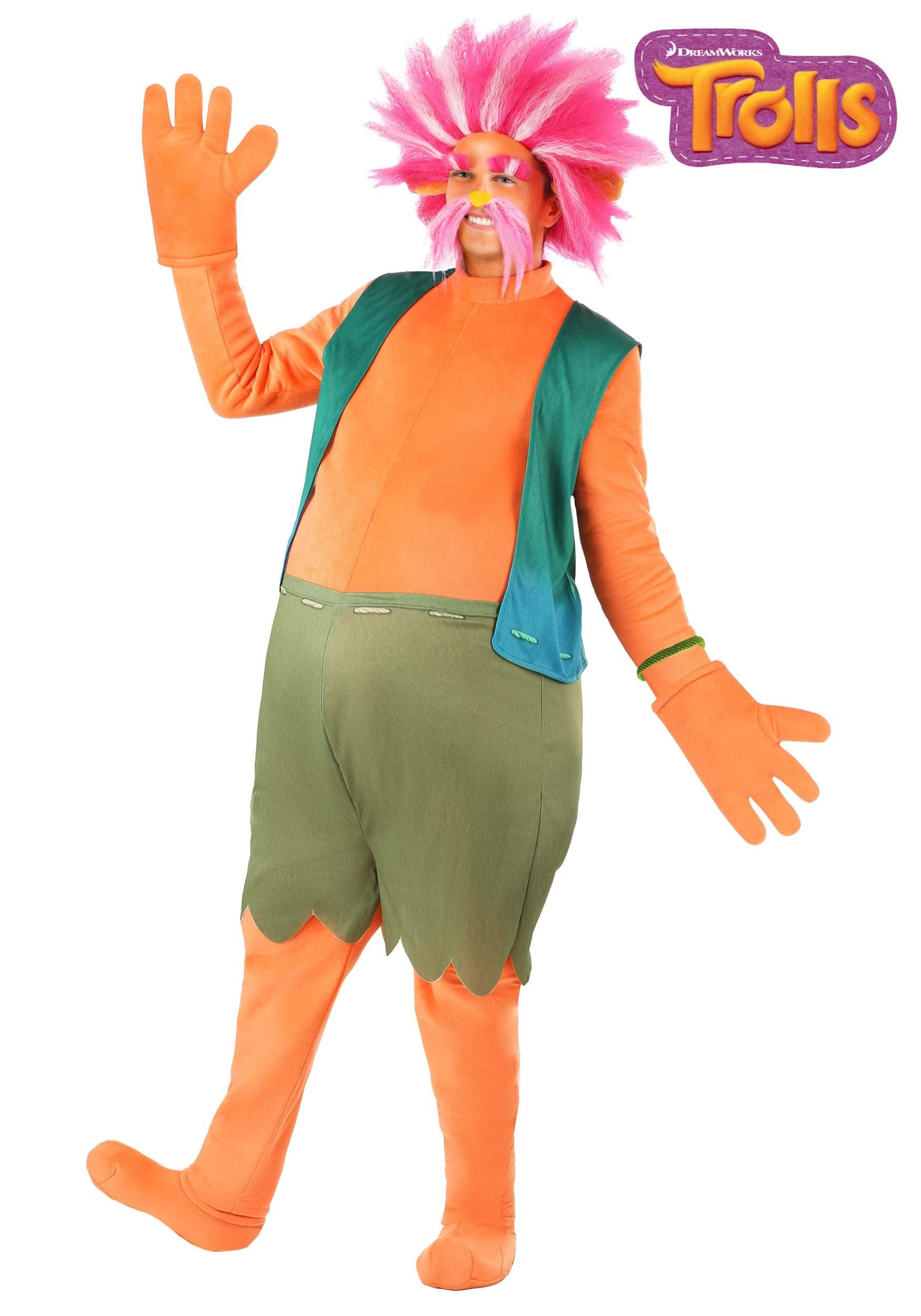 Amazon.com: Fun Costumes King Peppy Trolls Mens Costume Medium : Clothing,  Shoes & Jewelry