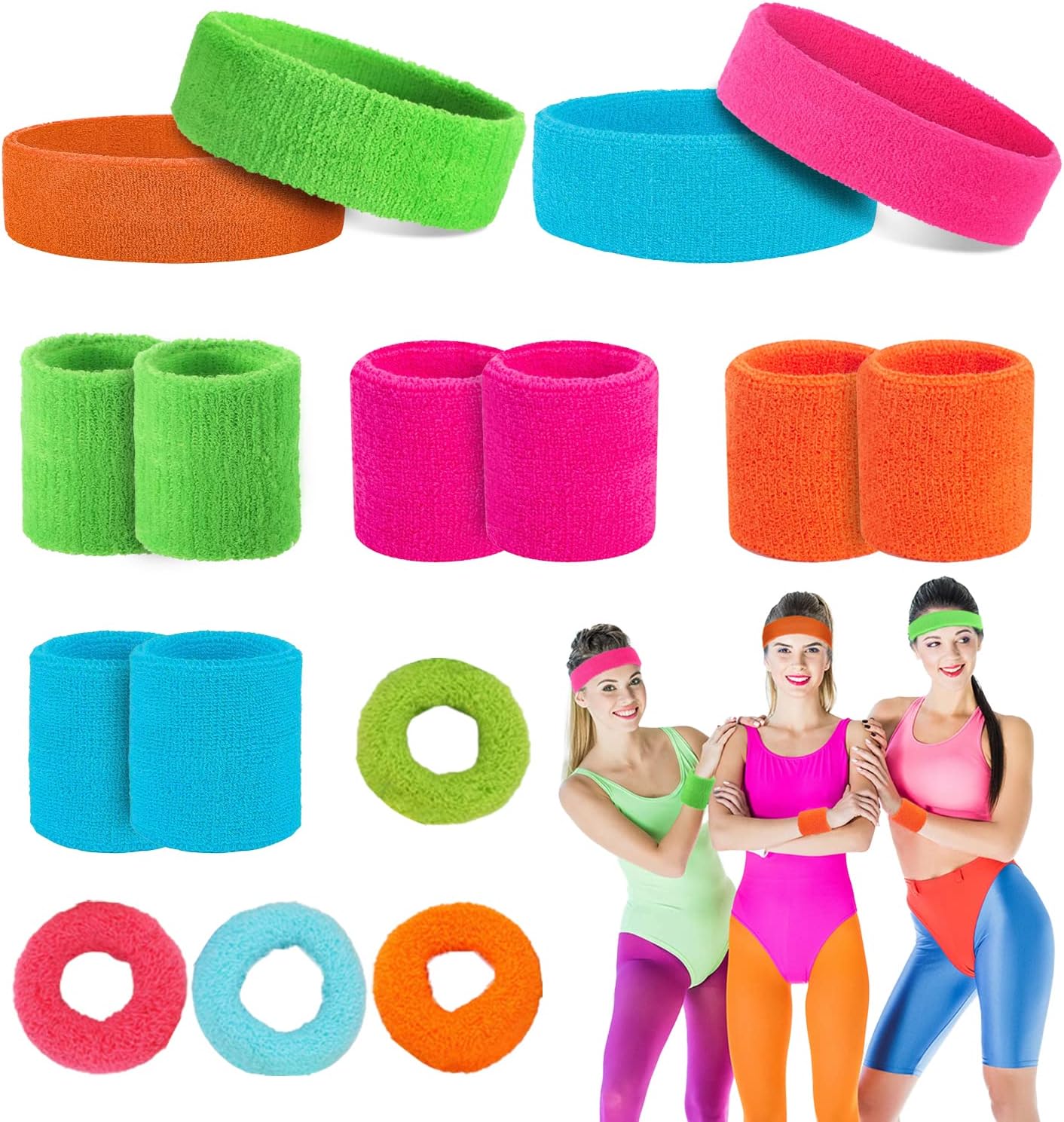 4 Stück Sport Armbänder - Schweißband Mit Reißverschluss Für Handy & Schlüssel