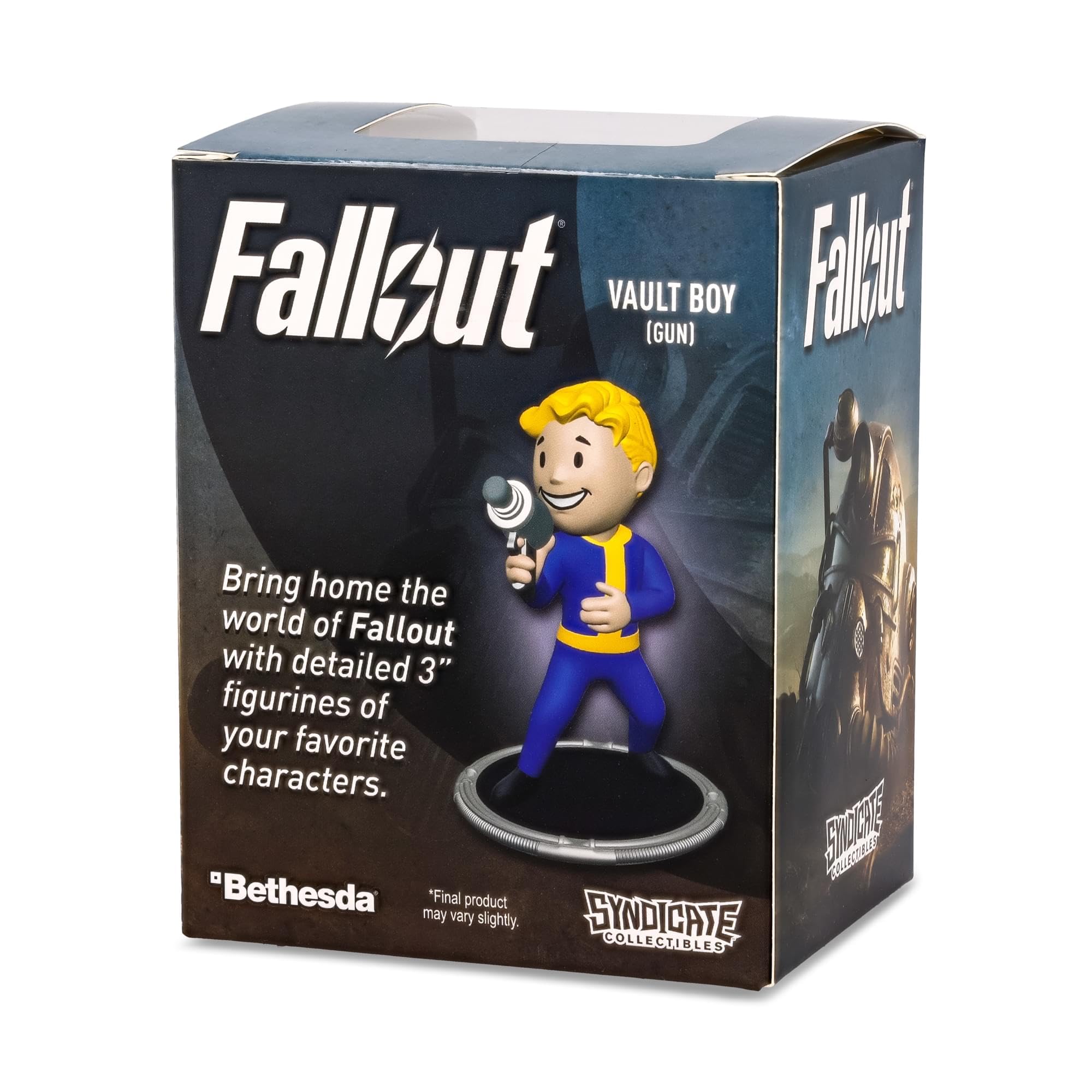 Fallout Vault Boy コレクティブルフィギュア Amazon.com: Syndicate Collectibles Fallout Vault Boy (Gun) 3-Inch