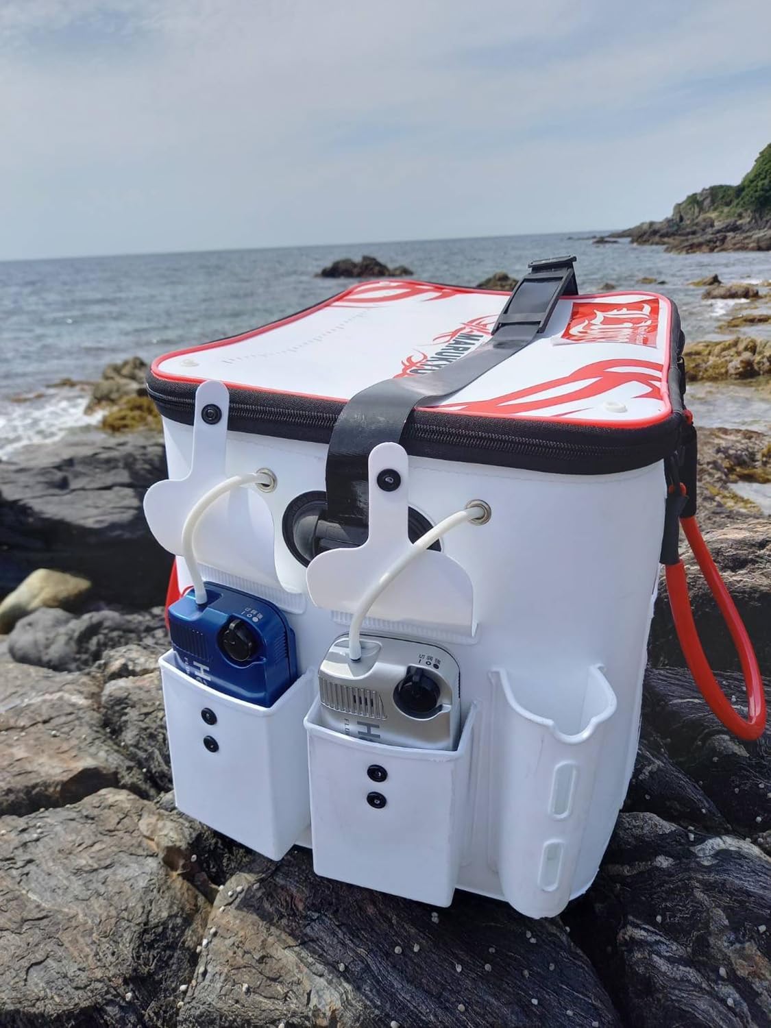 Hapyson 乾電池式エアーポンプ YH-735C-B メタリックブルー