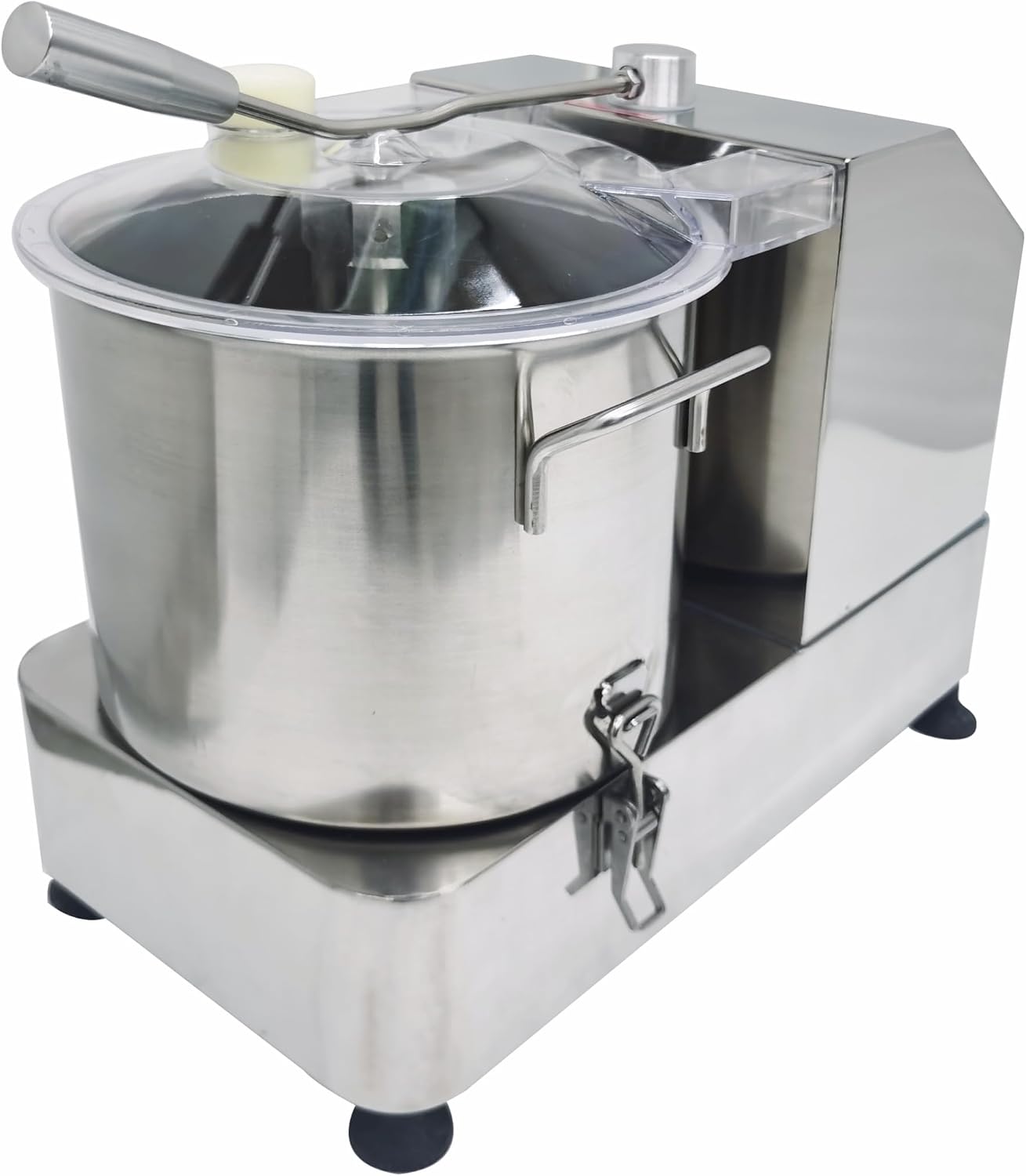 12L Commercial Food Processor, 2000W Electric Food Cutter Mixer, Stainless Steel Multi-Functional Food Chopper, Adjustable Speed Meat Grinder for Meat Vegetable Fruits