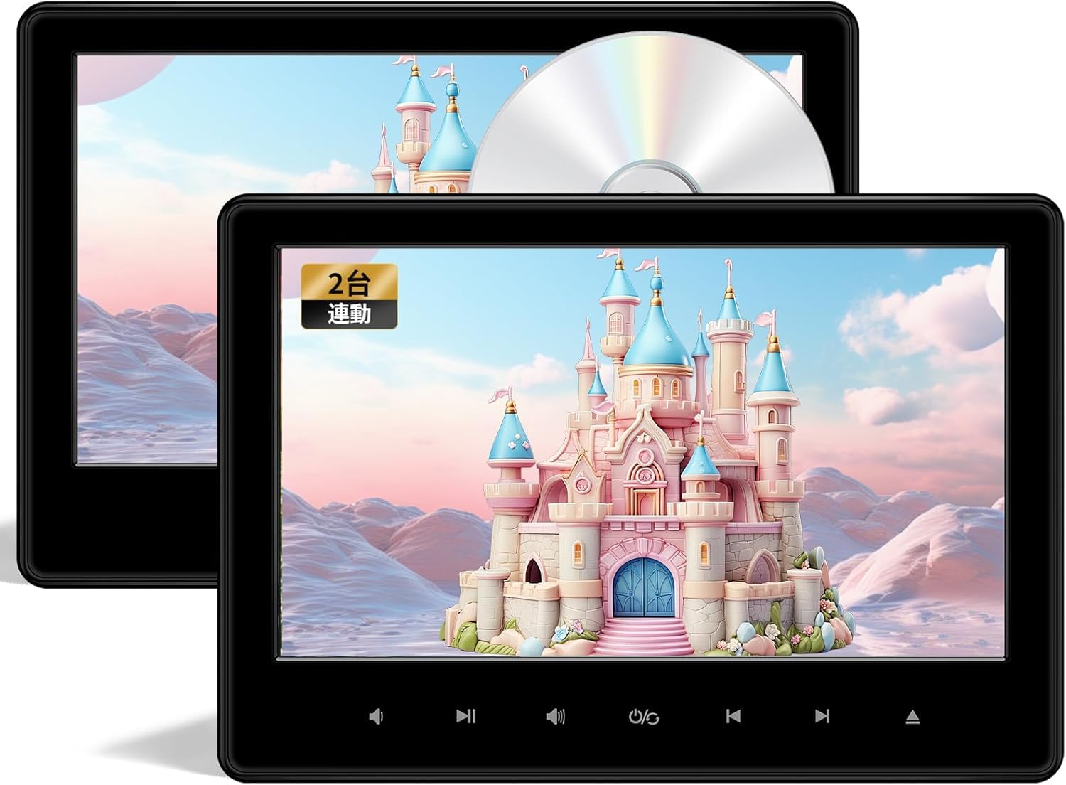 Amazon.co.jp: 【公式】 SAKUKA 10.1インチヘッドレストモニター DVD