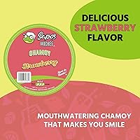 Vista 2 de Sapo's Miches Chamoy Rim Rimming Pasta salsa de caramelo para bebidas, Micheladas, fruta, 8 onzas (fresa)