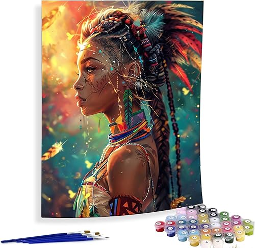 Vista 49 de Diymood Paint by Numbers for Adults Snowman, DIY Oil Painting Christmas Acrylic Paint by Number Kits for Kids Adults Beginner for Home Wall Decor