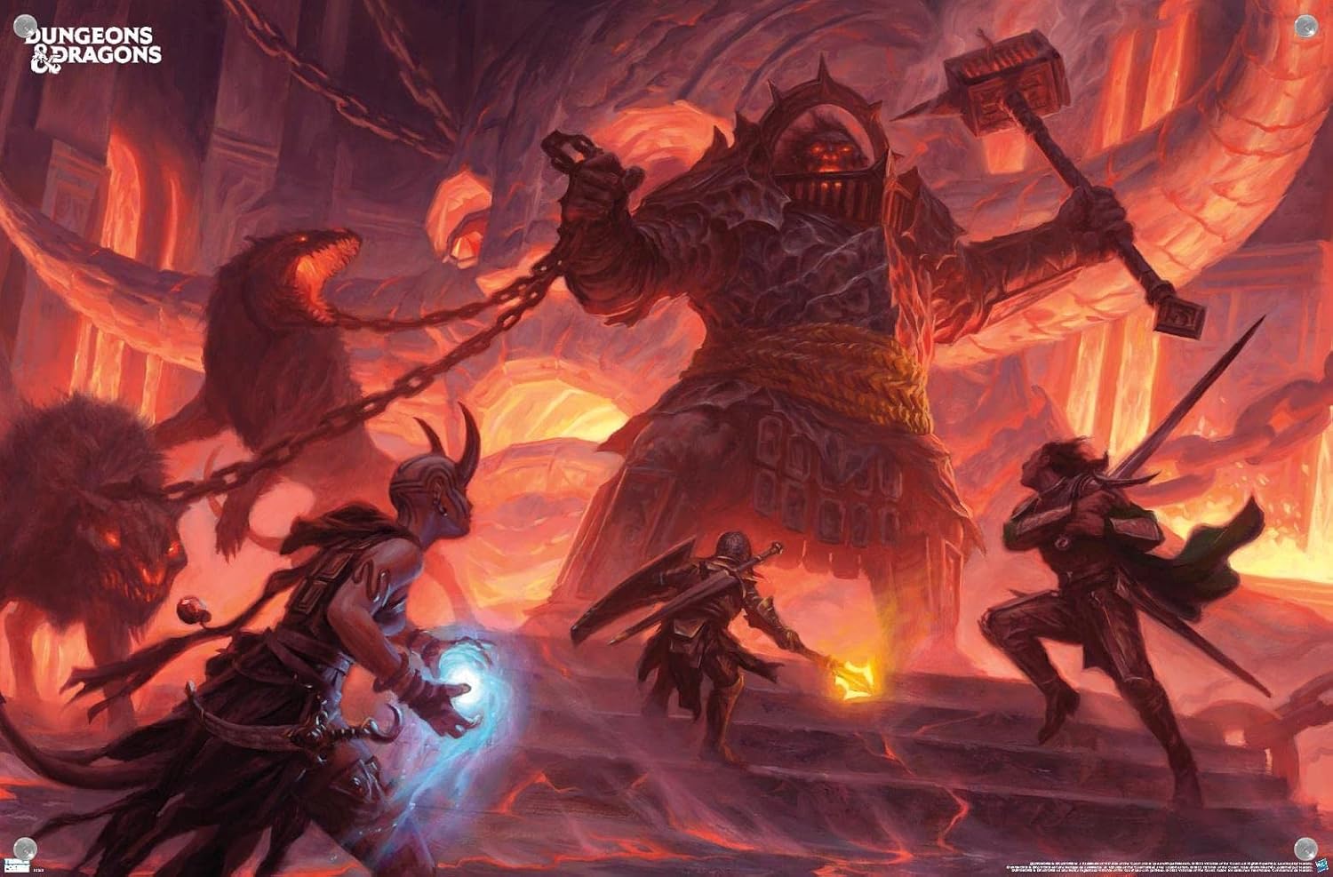 Dungeons and Dragons - Fire Giant Wall Poster with Push Pins