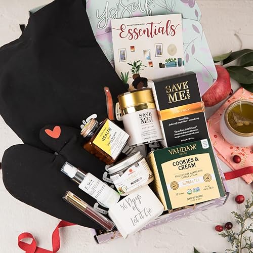 Miniatura 2 de Therabox Essentials - Caja de cuidado personal - Juego de regalo de relajación para mujeres con 8 productos de bienestar y cuidado personal - Cestas