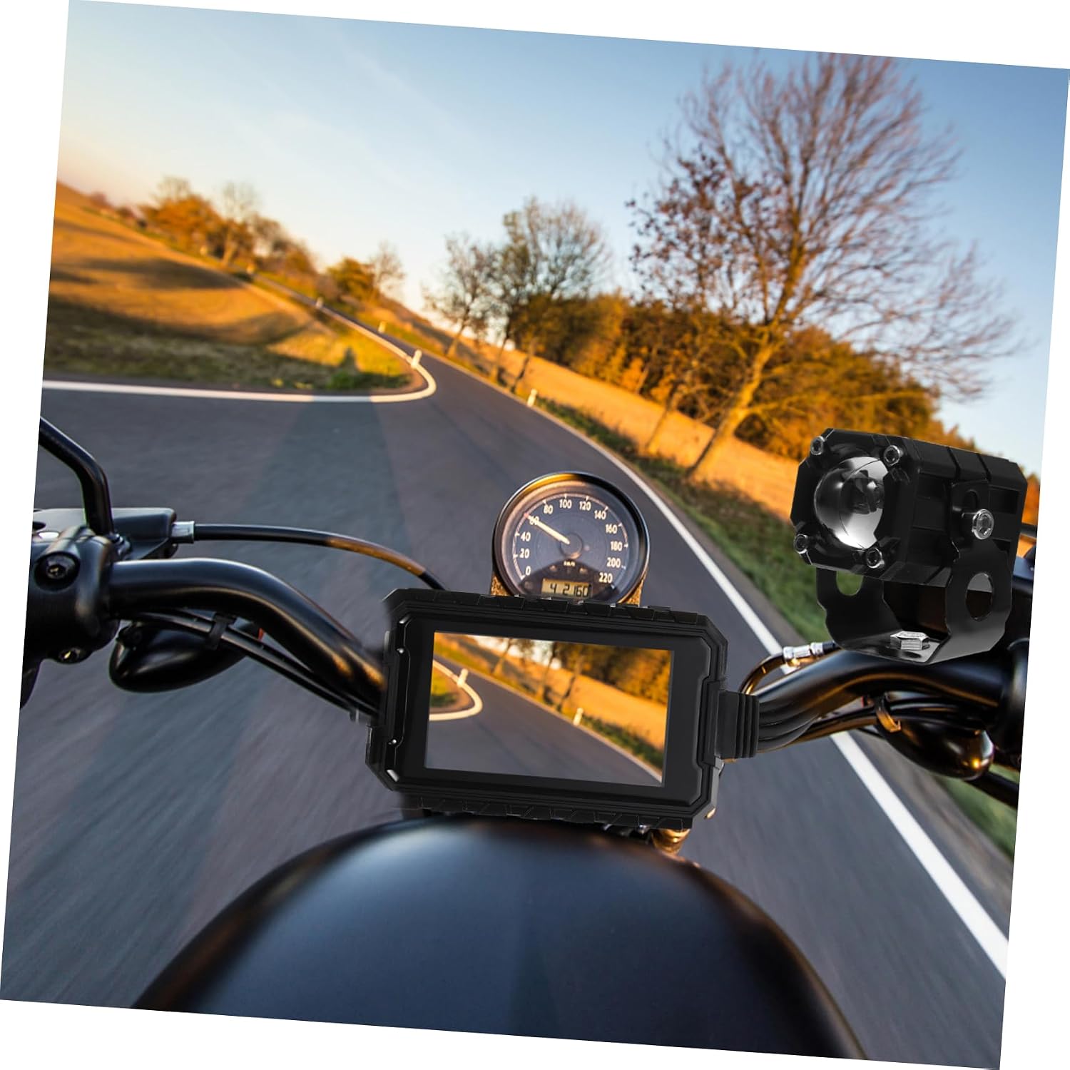 Cabilock Motorcycle Auxiliary Spotlight Driving Lamp Ultra Bright Focused Light for Enhanced Visibility Electric Bikes and Motorcycles Durable and Stylish Design