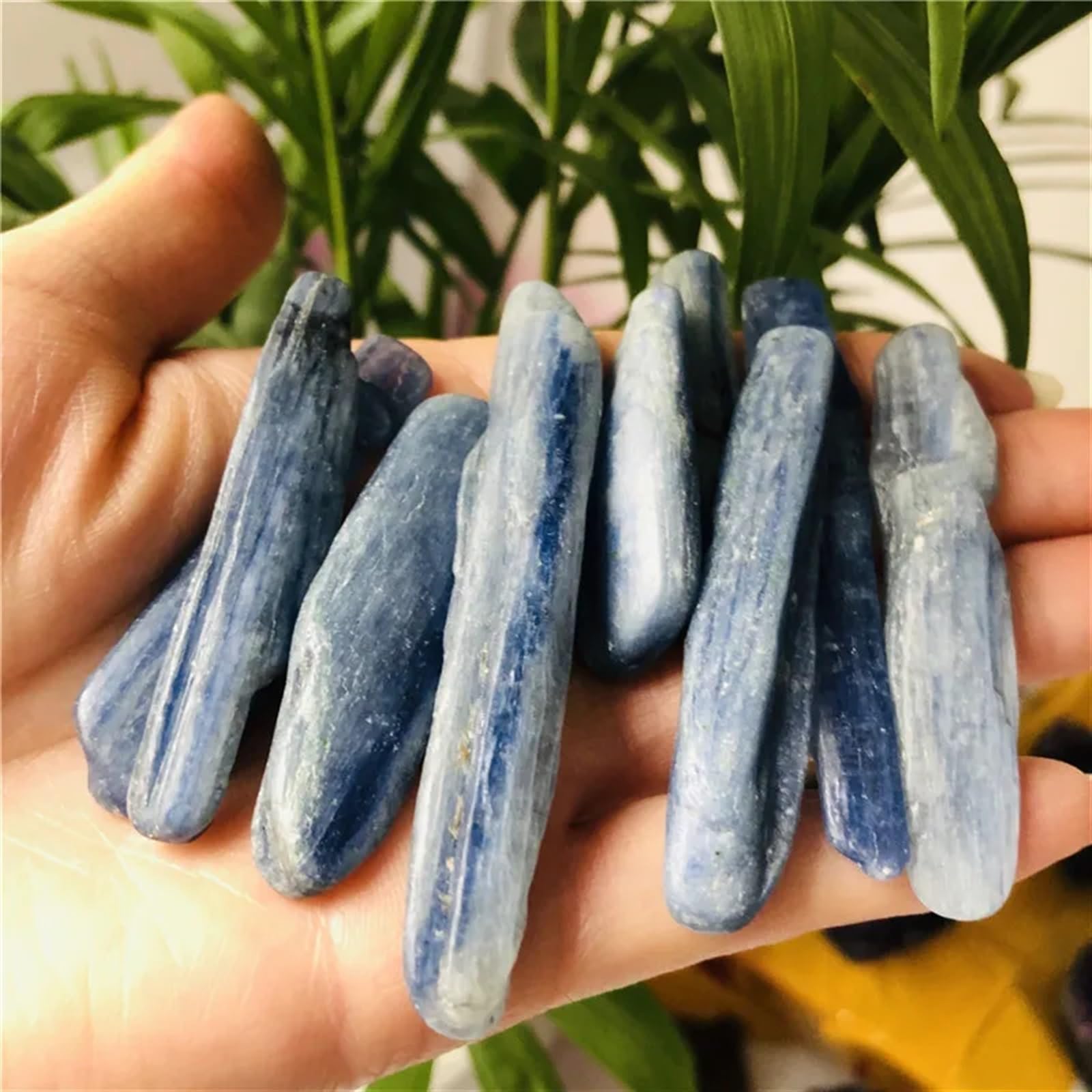 DPURPIWADY Lapis Lazuli Gravel Cyan Crystal Quartz Fish Tank Garden Flower Pot Decorative Stone Home Decor