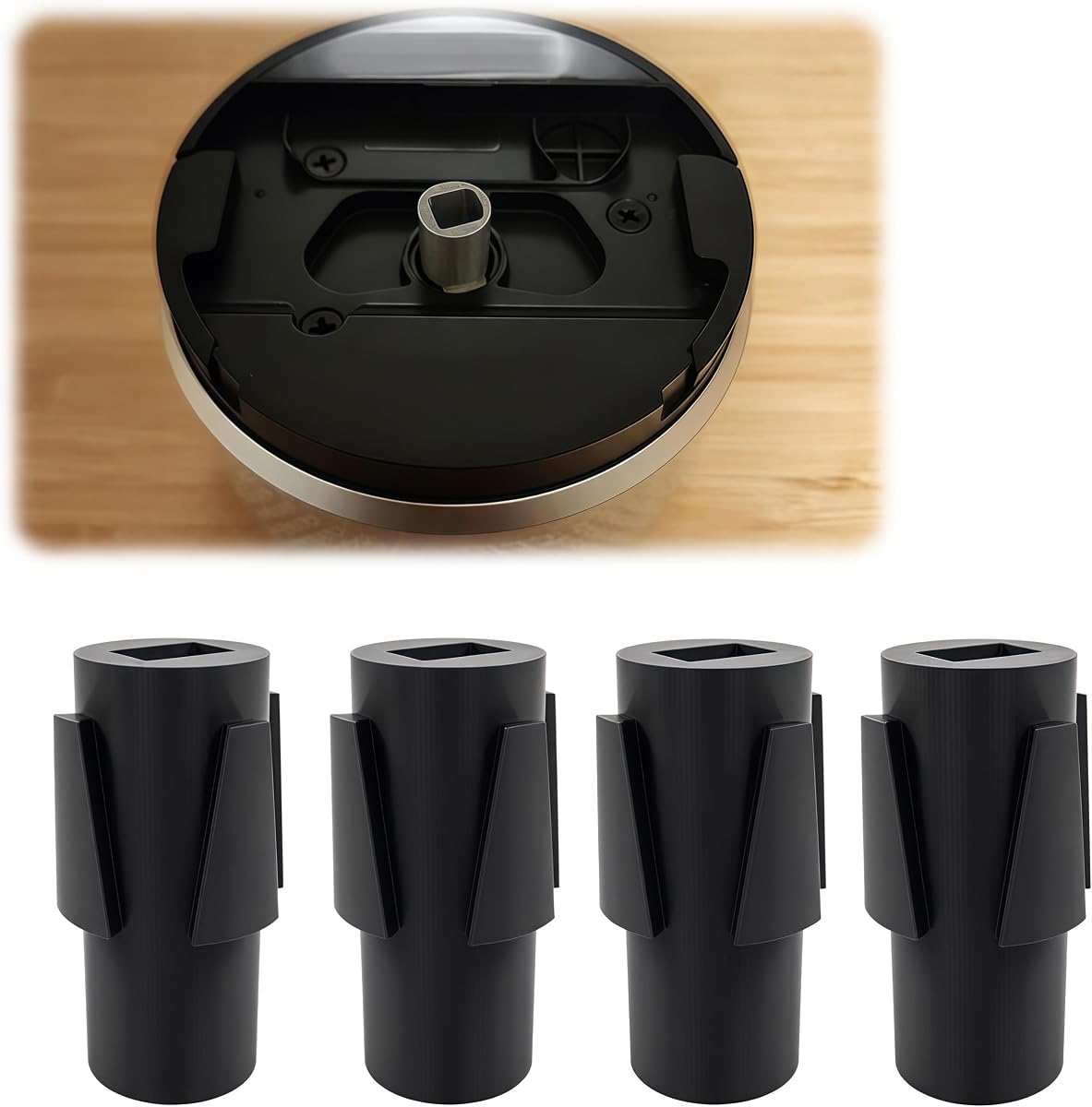 Kit de reemplazo de adaptador de cerrojo compatible con August Smart Lock 3.ª generación 4.ª generación, pieza de conector de cerradura inteligente, interfaz de pieza trasera de cerradura de puerta, accesorios de hardware de seguridad para el hogar