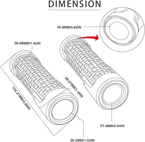 Miniatura 5 de Tapas de manillar de motocicleta de 0.866 in, accesorios para barra de mano, agarre de goma para Y&AMAHA XJ6 NXJ6 Diversion 2009-2015 (color negro)
