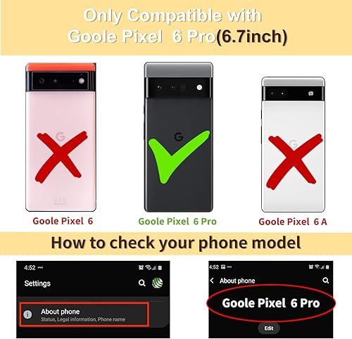 Miniatura 2 de Coralogo Funda para Google Pixel 6 Pro 5G Butterfly para mujeres y niñas, bonitas fundas para teléfono, bonitas mariposas chapadas en azul, diseño