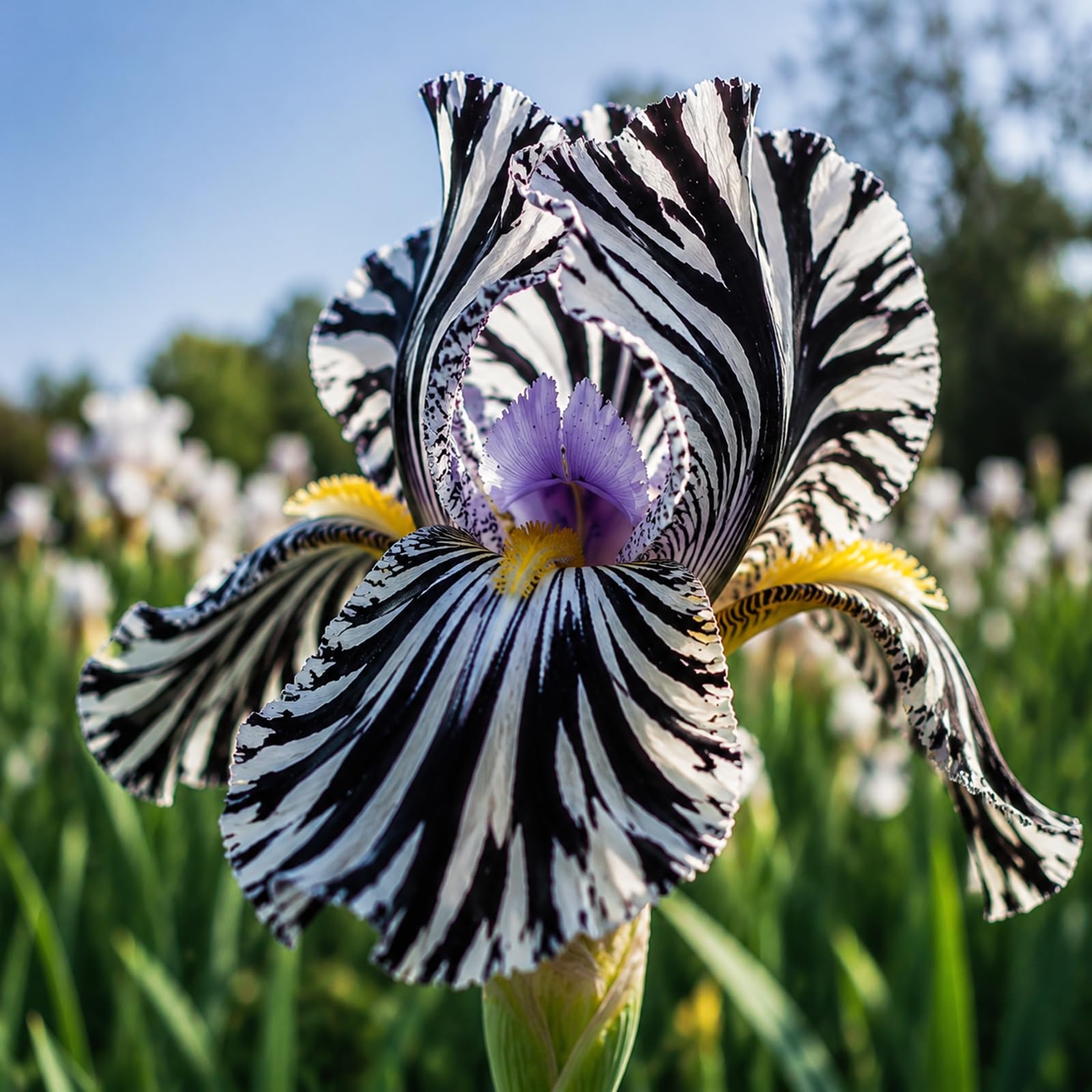 Iris Bulbs Planting for Now, Garden Decoration, Excellent Display for Your Garden- Iris Rhizomes-6 Bulbs-H