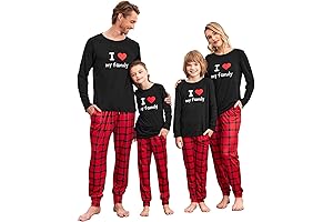 Ekouaer Matching Christmas Family Pajamas