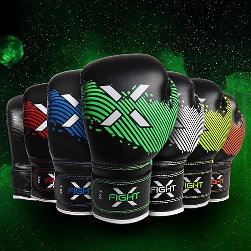 Miniatura 7 de Guantes de boxeo para niños de 3 a 8 años, 4 6 onzas, MMA, guantes de boxeo para entrenamiento, saco de boxeo, Muay Thai, MMA