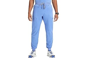 jaanuu scrubs for men : MOTIONTECH 4-WAY STRETCH FABRIC SCRUBS JOGGER