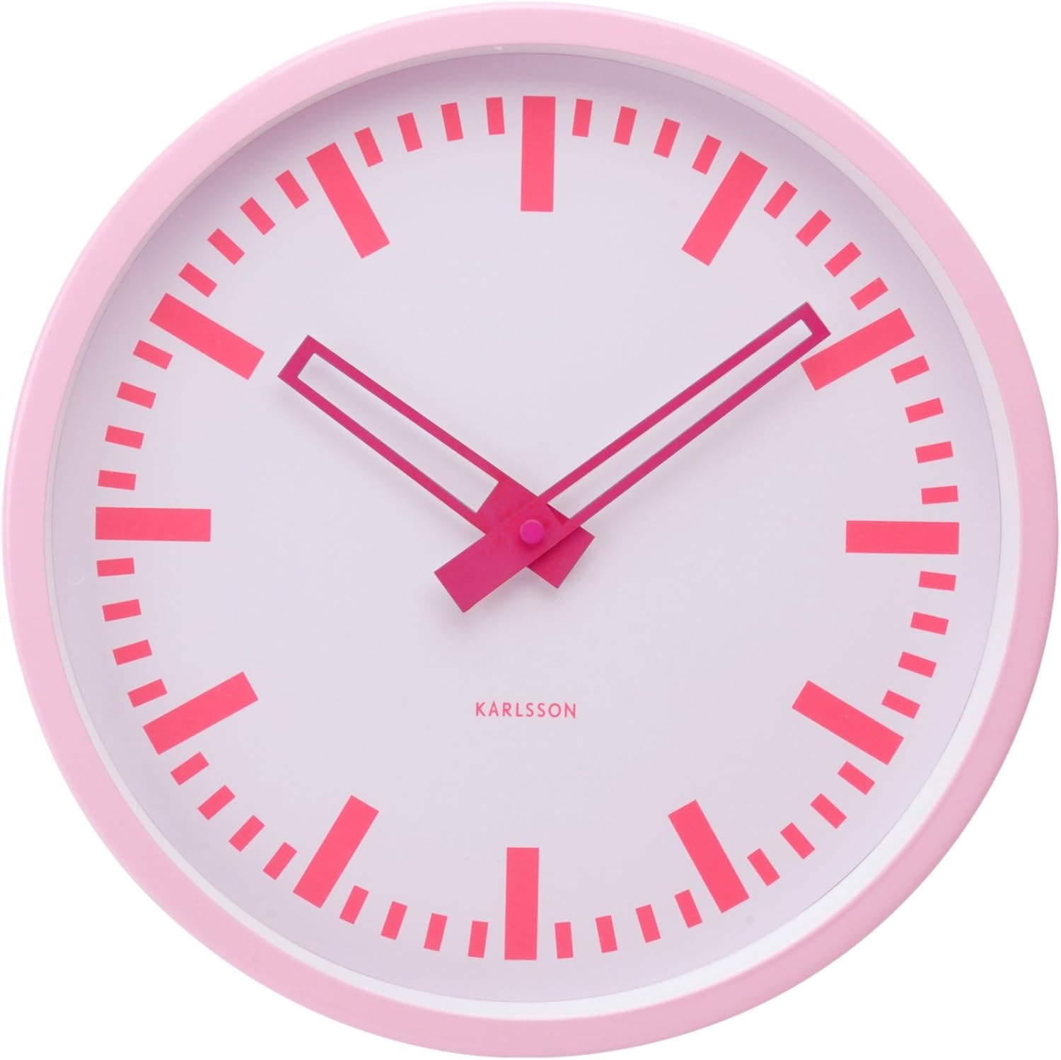 Present Time Karlsson Wall Clock Color Splash, Pink Home