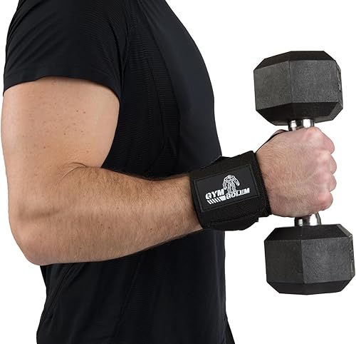 Miniatura 6 de Wrist Wraps - 18-Inch Premium Support Wraps with Thumb Loop for Powerlifting, Bodybuilding & Crossfit (1 Pair)