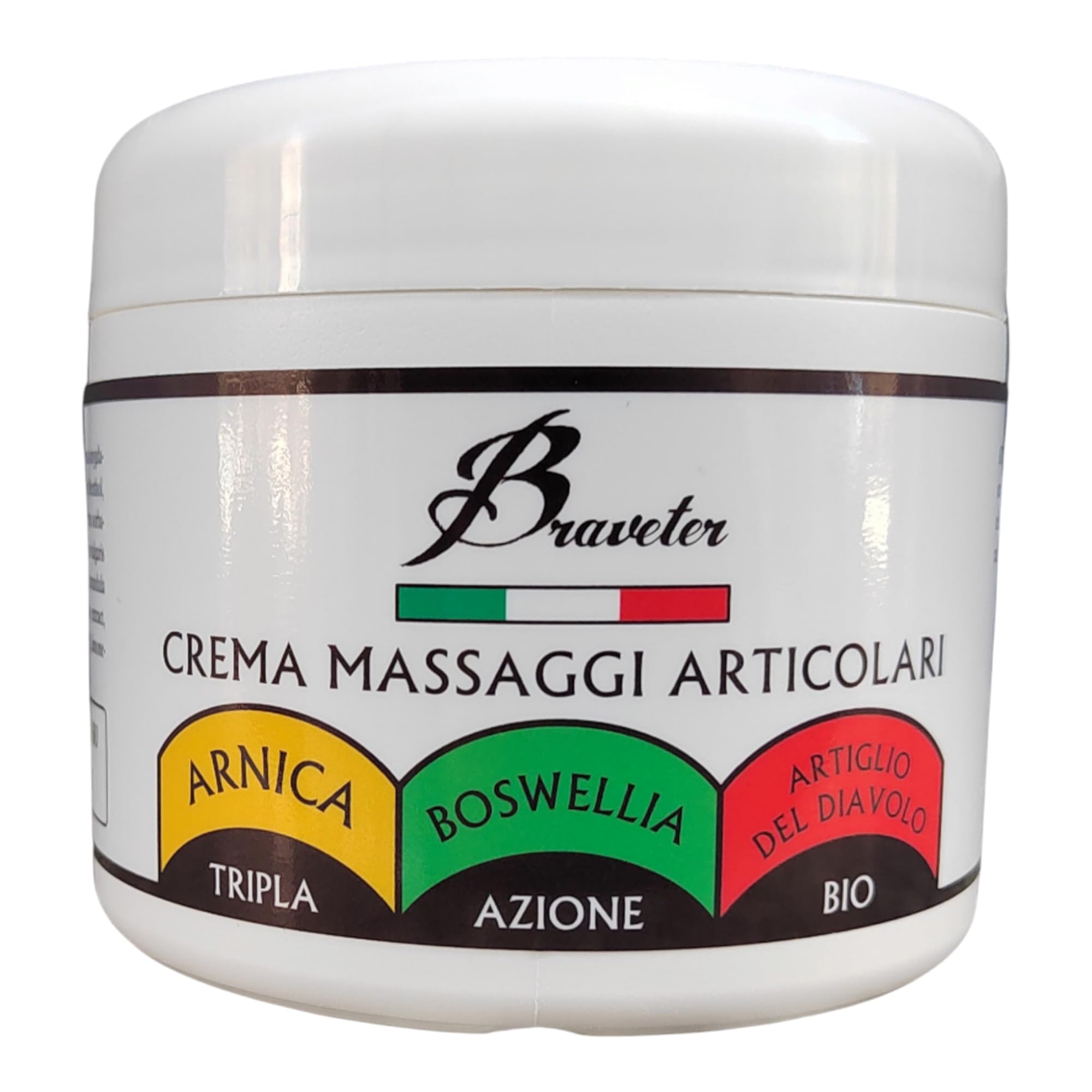 Braveter Arnica Gel Forte Crema Artiglio Del Diavolo Per Cavalli Uso Umano Boswellia Naturale 500ml Massaggi Articolazioni Muscoli BIO Azione Rapida