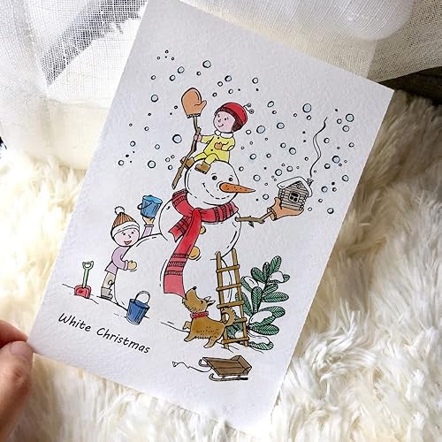 Miniatura 8 de Sellos transparentes de muñeco de nieve de Navidad para hacer tarjetas, árbol de Navidad, regalo de Papá Noel, regalo de invierno, de silicona, para