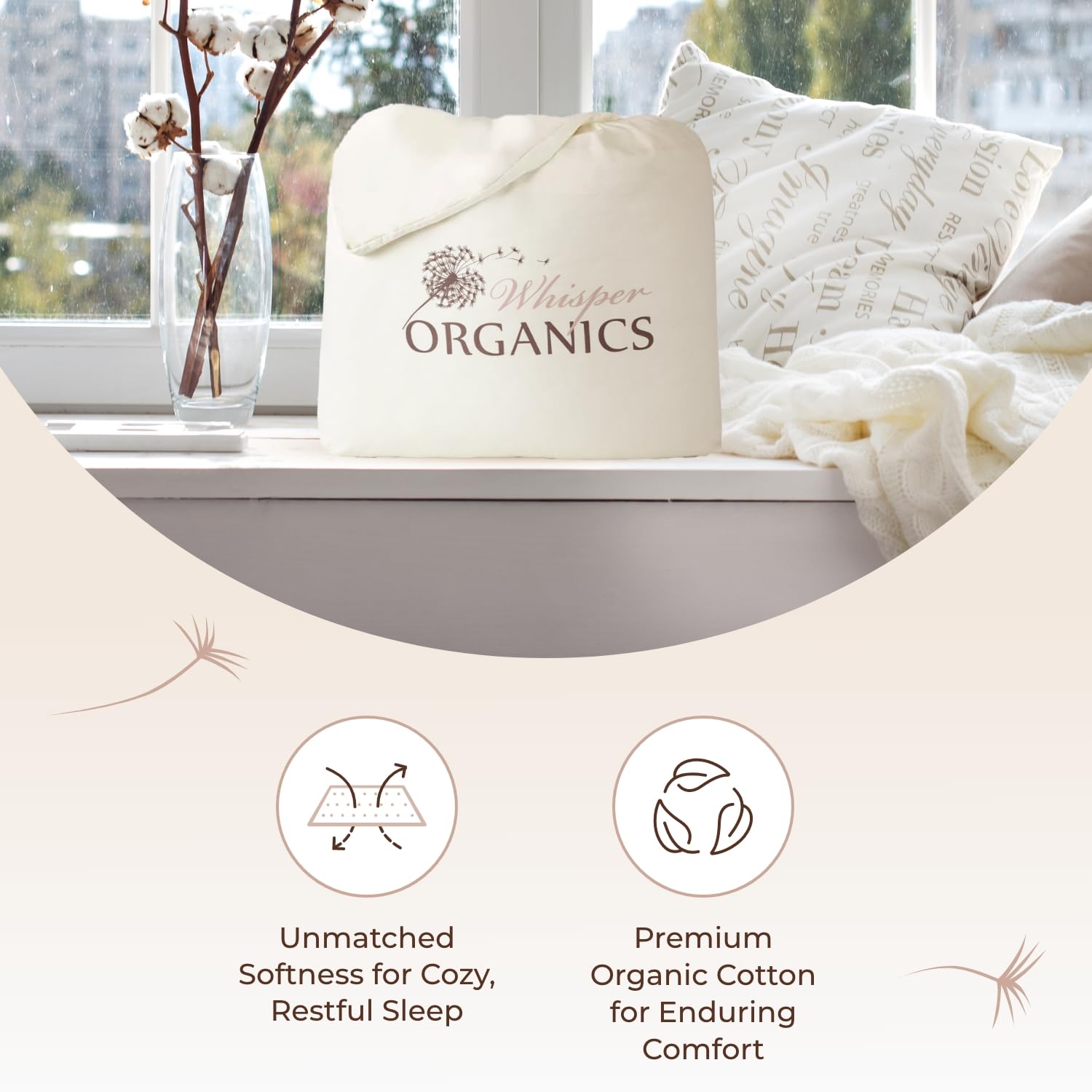 【完売品・新品】オーガニックガーゼ防水カバー、140✕200、定価21,853円 Amazon｜Whisper Organics 100%防水マットレスプロテクター ツイン