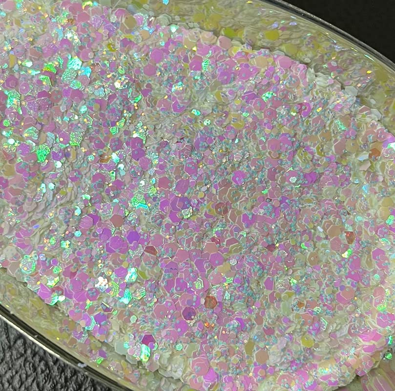 100g 500g Esagonale Formato Della Miscela Colore Della Caramella Occhio Viso Artigianato Unghie artistiche Paillettes Glitter Chunky Bulk Powder-9-500g