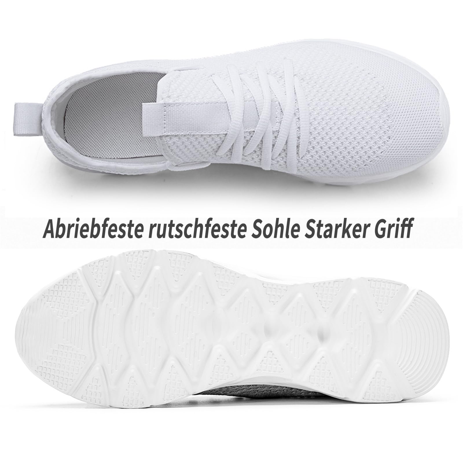 Herren Sneaker Walkingschuhe Atmungsaktiv Straßenlaufschuhe Leicht Freizeit Sportschuhe für Hallen Outdoor Jogging Workout Fitness Tennisschuhe Mode