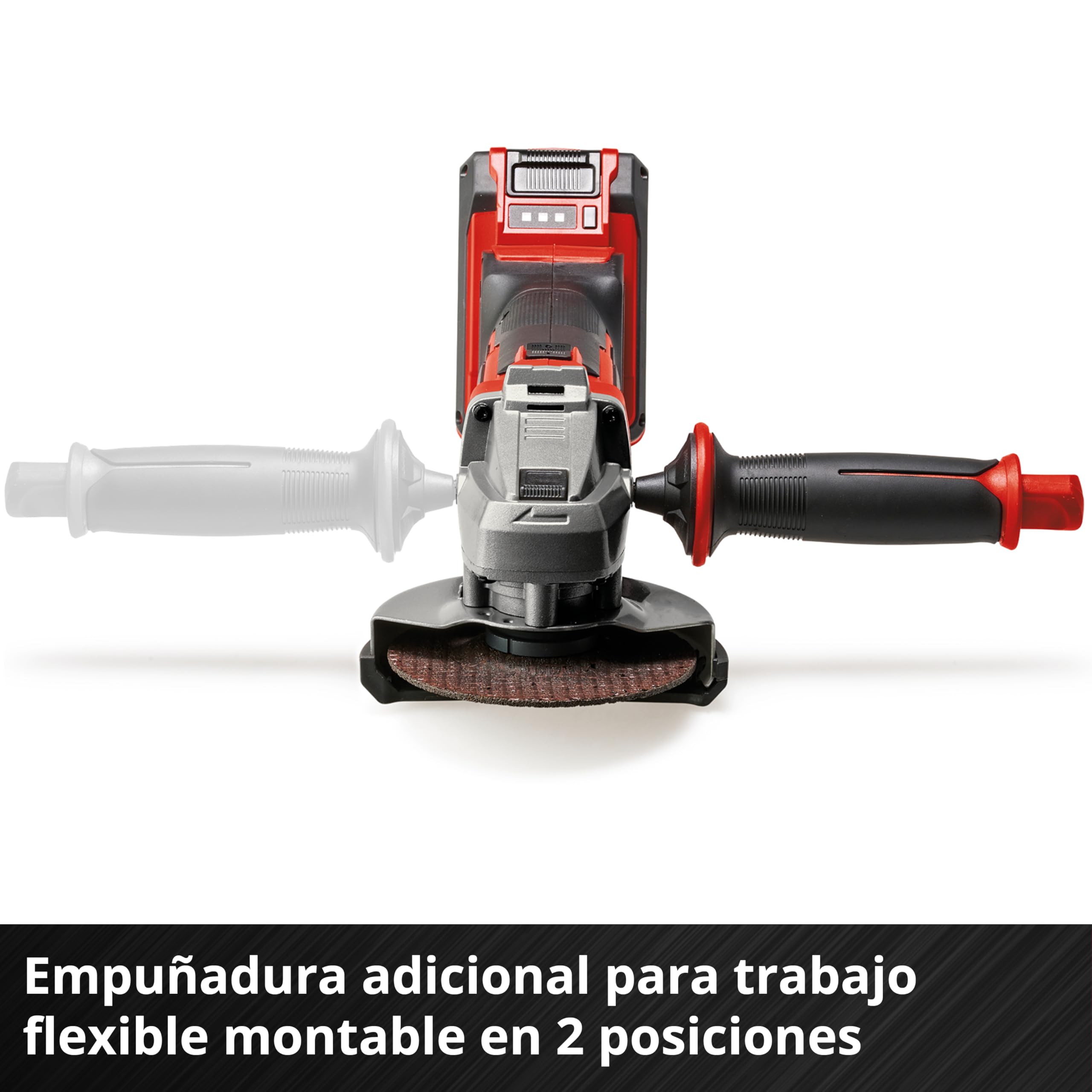 Amoladora angular con batería TE-AG 18/125-2 Li - Solo Power X-Change (18V, 125mm diámetro de disco, 33mm profundidad de corte, arranque suave, protección de corte, sin disco de corte o batería)