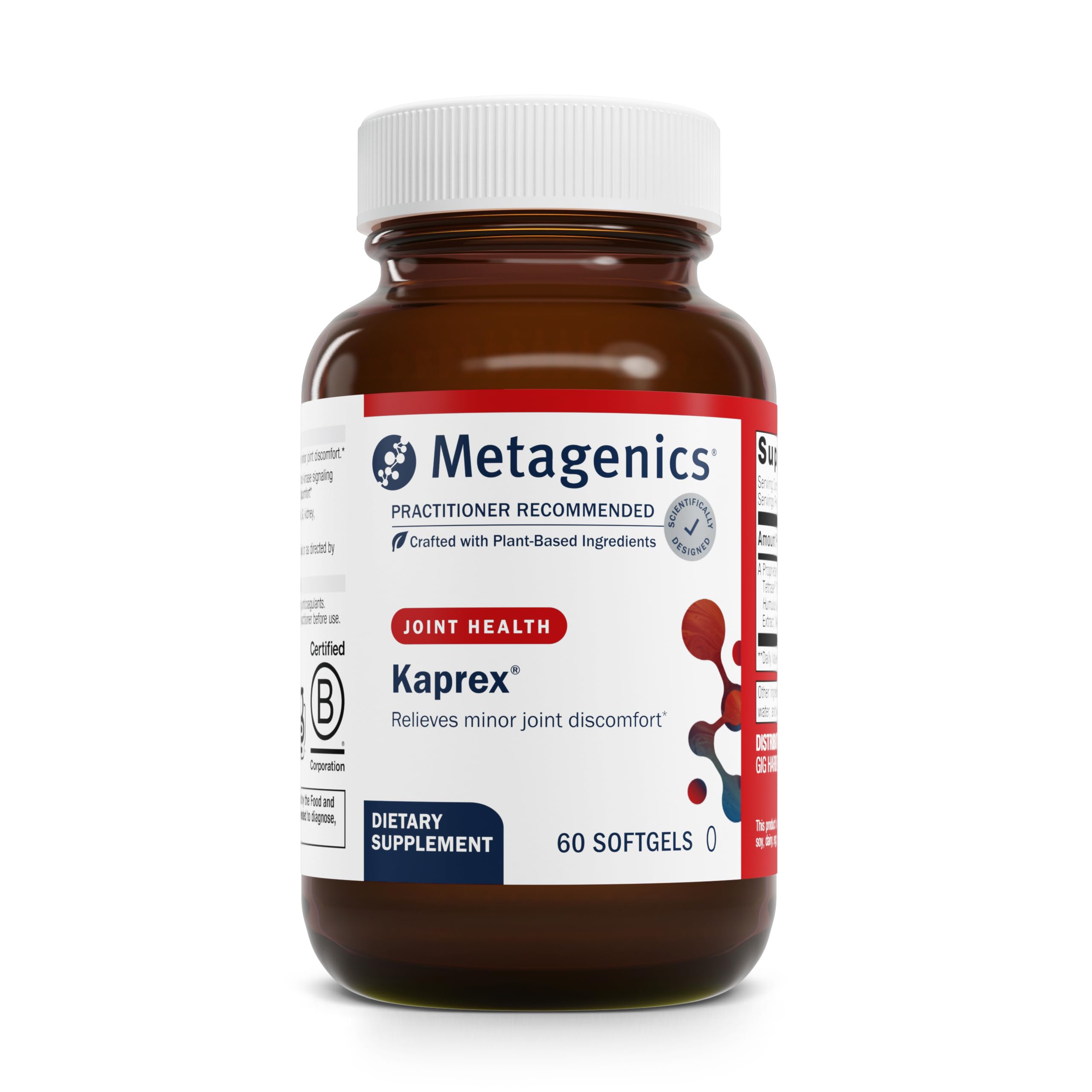 Metagenics Suplemento Articular com Extratos de Lúpulo, Alecrim e Folha de Oliveira, 60 cápsulas gelatinosas