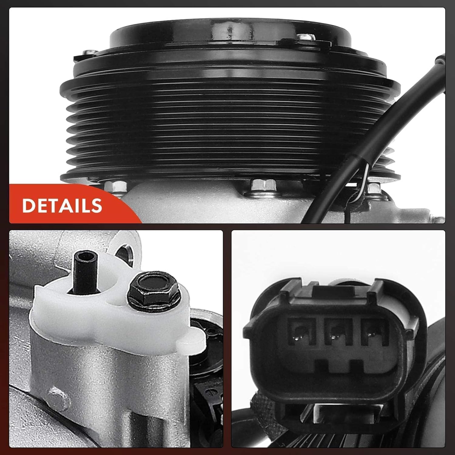 A-Premium Air Conditioner AC Compressor with Clutch Compatible with Honda Civic 2.0L 2016-2021