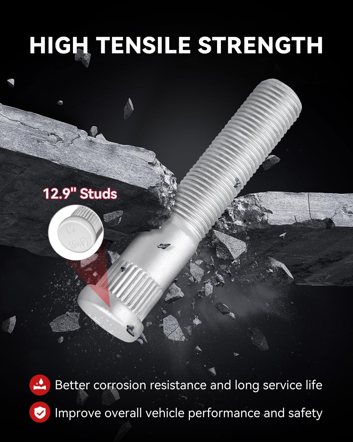 YIZBAP 5X115 Hubcentric Wheel Spacers for 2005-2023 300, 2009-2023 Challenger, 2006-2023 Charger, 2004-2009 Magnum, 1.25 inch 5X115 Wheel Spacers with 71.5mm Hub bore 14X1.5 Thread Pitch - Image 4