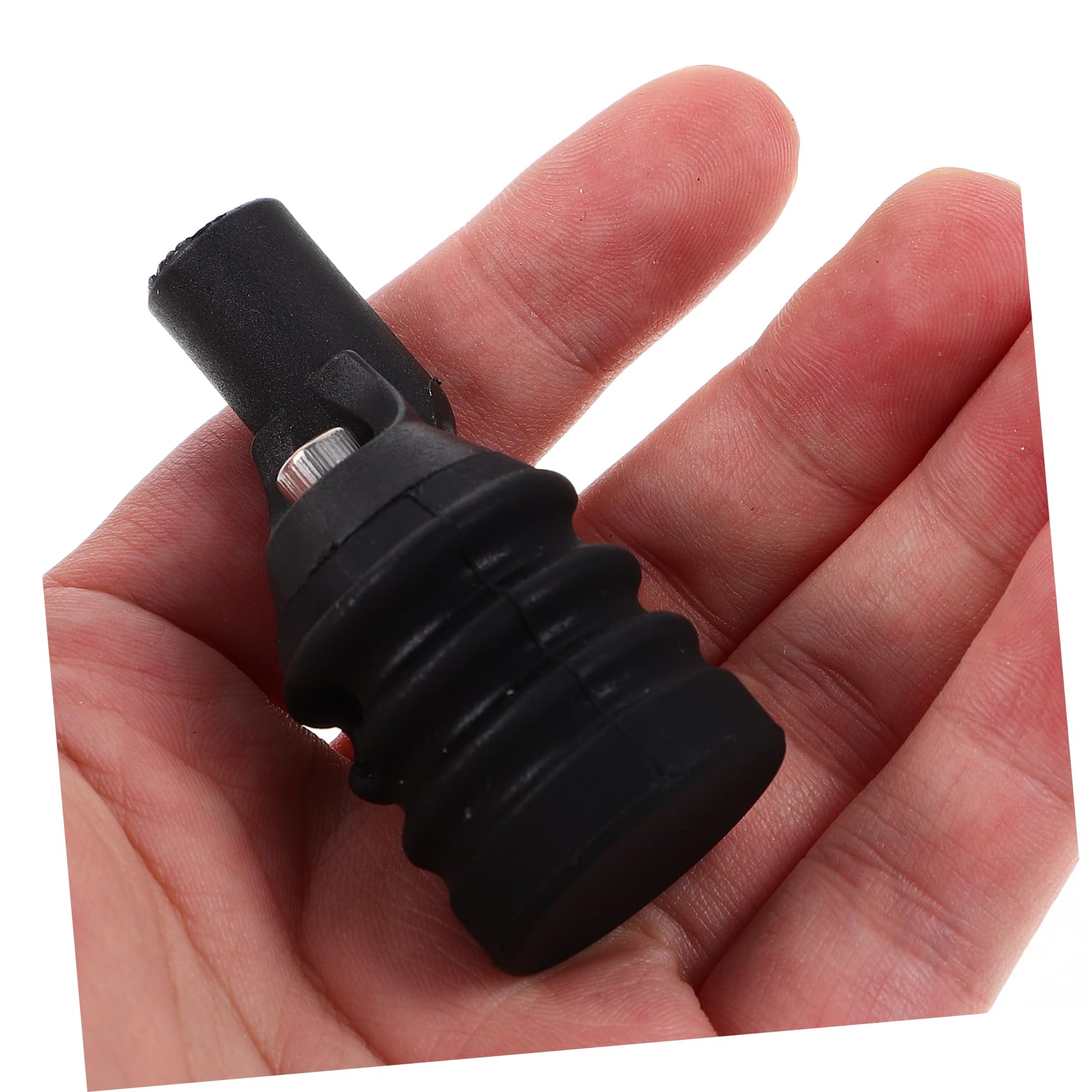 COOLHIYA 3pcs Bowstring Stabilizer Damper Accessories for Bow Hunting Sports Black Design for Enhanced Performance and Reduced