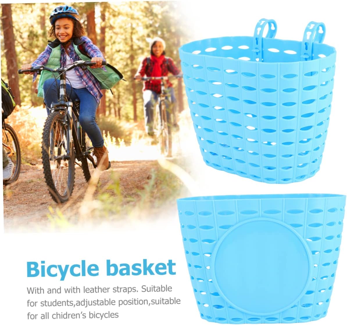 INOOMP 1pc Cute Girls Bike Basket Childrens Bicycle Basket Childrens