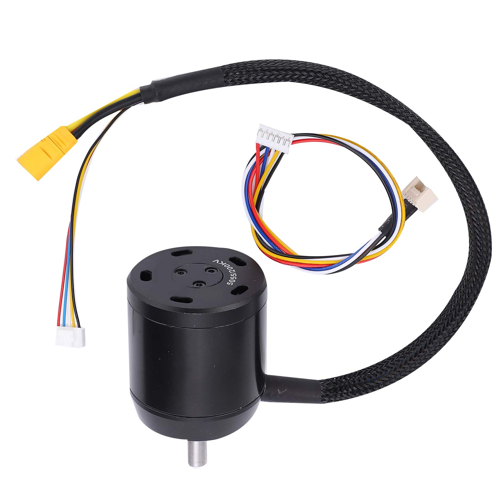 Motore Elettrico Senza spazzole, Motore ad Alta velocità 36V 1380W, Motore brushless ad Alta Potenza con Magnete ad Arco a Doppia Faccia, per Auto RC, Motore Drone H5055 per Barche RC
