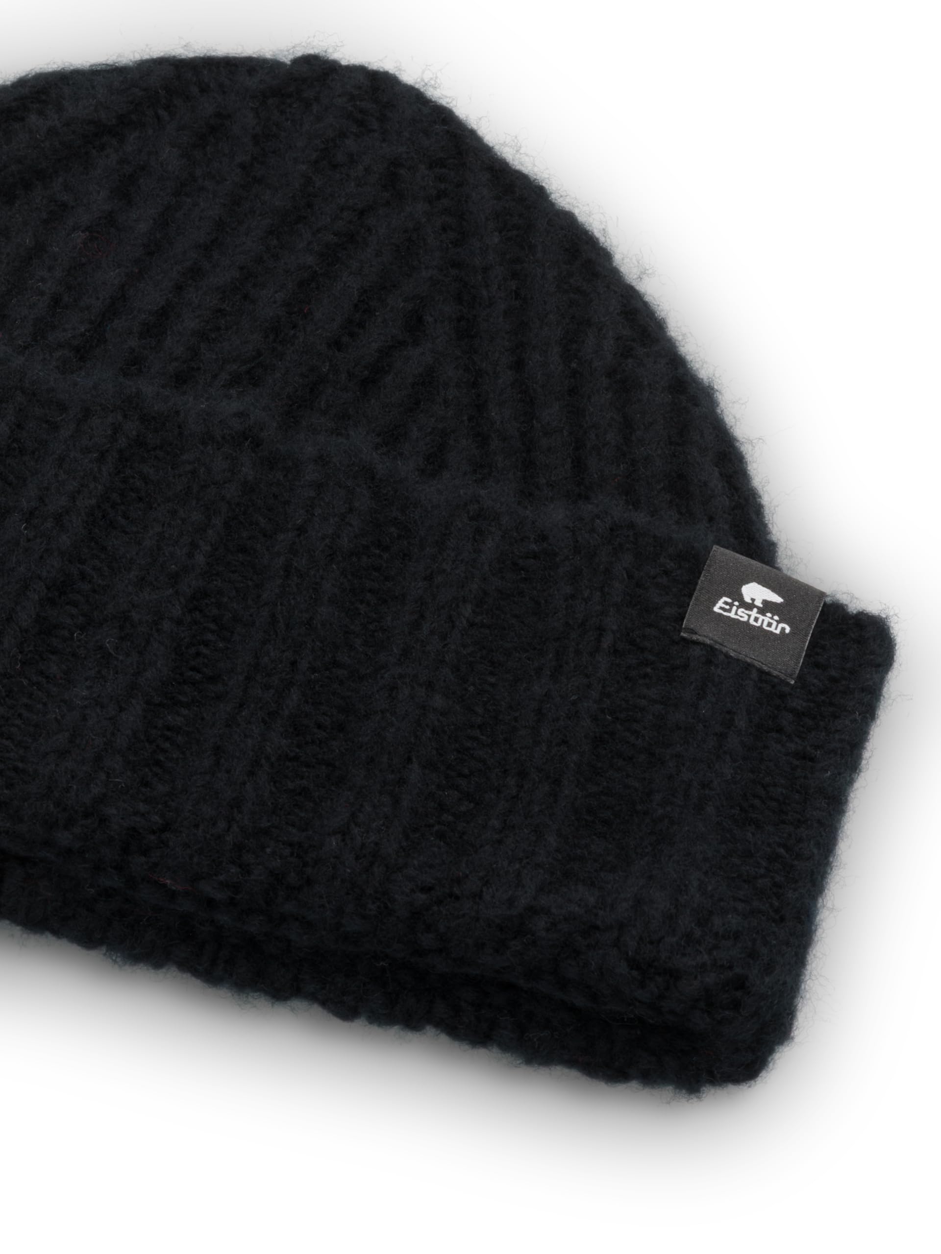 Eisbär Czapka męska Basso – miękka czapka typu fisherman beanie dla mężczyzn – z wełny merynosów, ciepła czapka z dzianiny, lekka i wygodna czapka z kapturem z Austrii