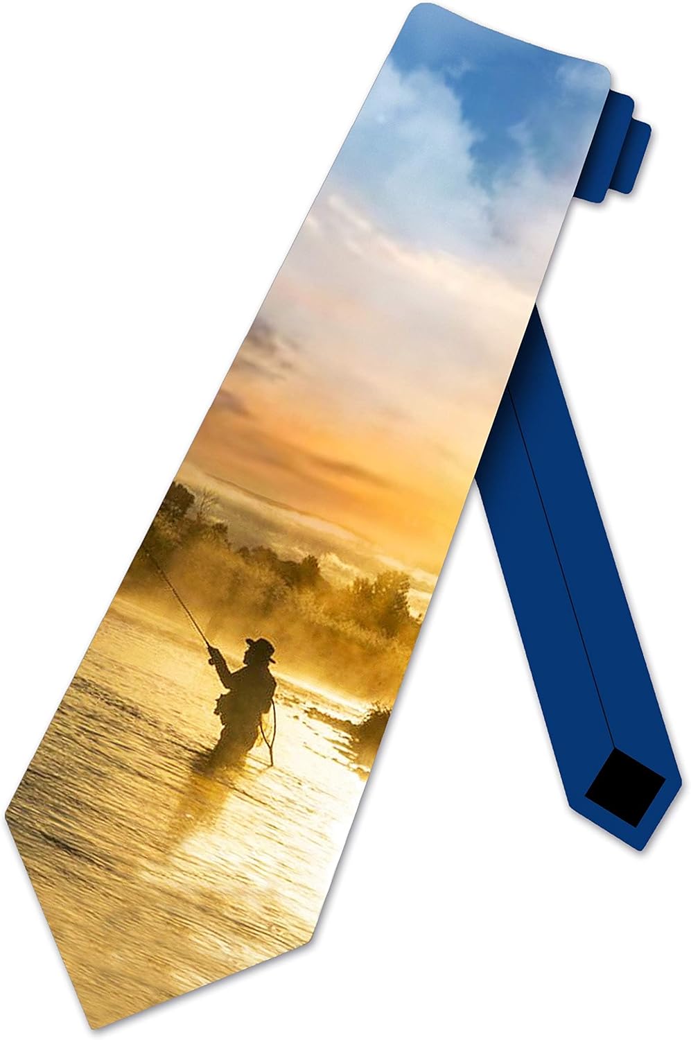 Three Rooker Fishing Ties Mens Sports Nature Necktie