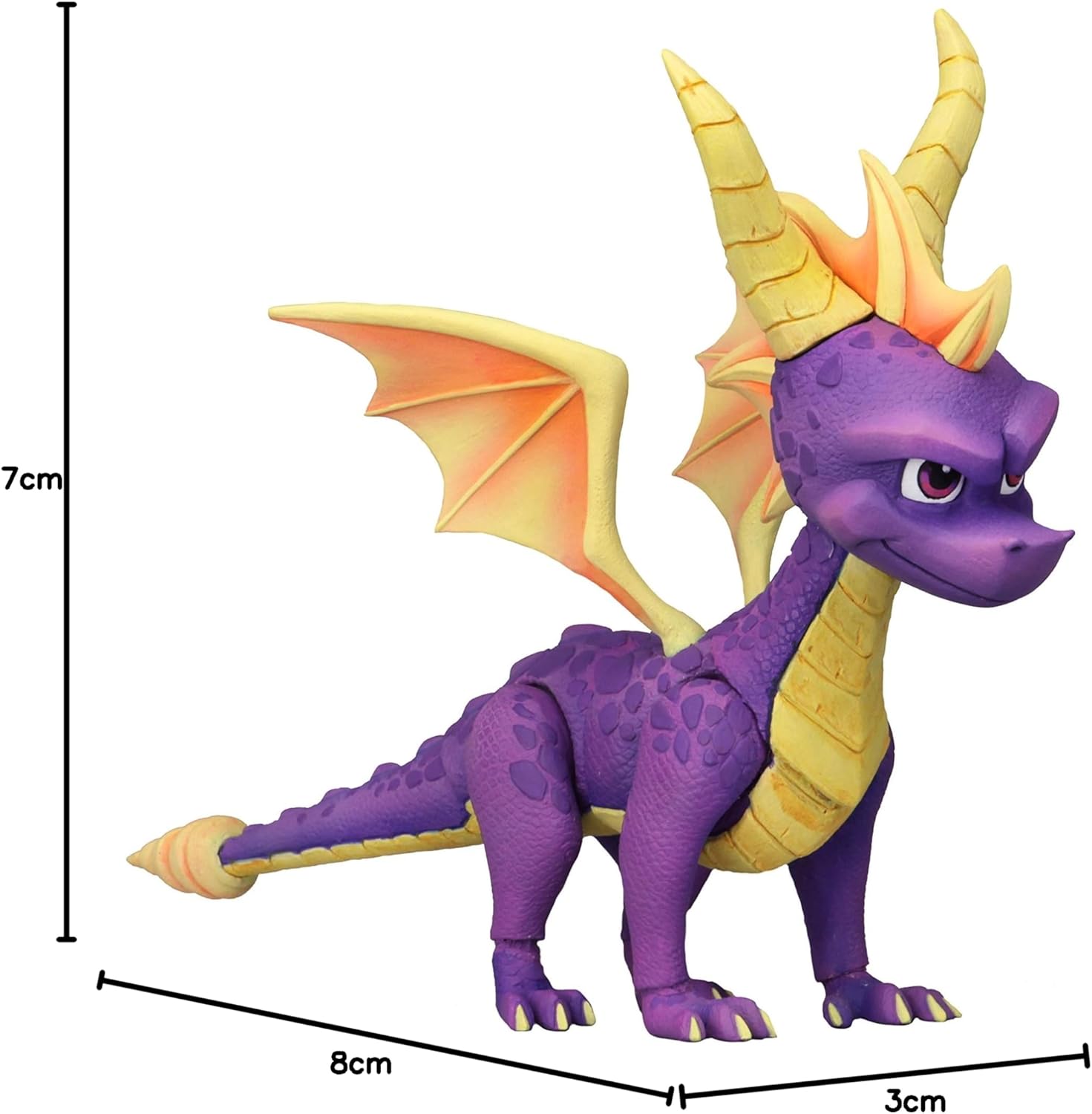 NECA- Spyro The Dragon - 7" Scale Action Figure - Spyro